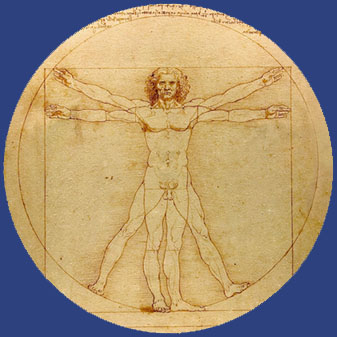 Leonardo Da Vinci Mensch - Der vitruvianische Mensch